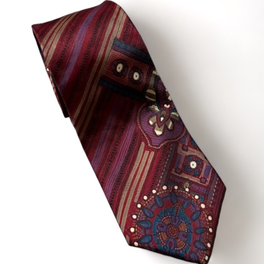 Andre Gianni Mens Silk Vintage Tie EUC